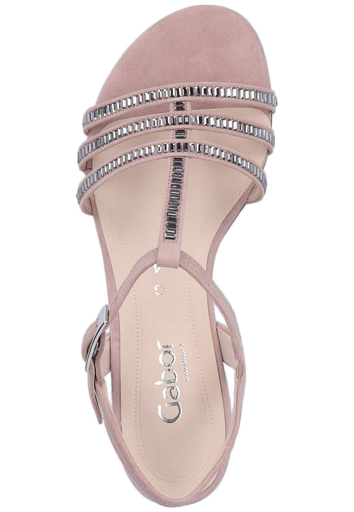 Gabor Sandalen Leder Rosa - surf4shoes