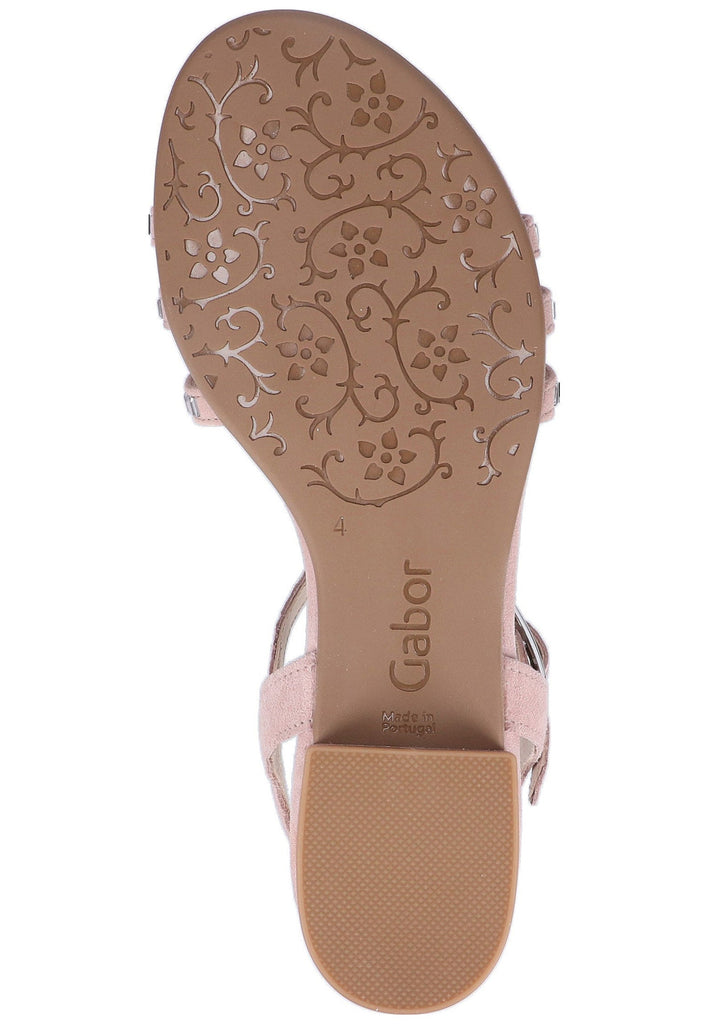 Gabor Sandalen Leder Rosa - surf4shoes