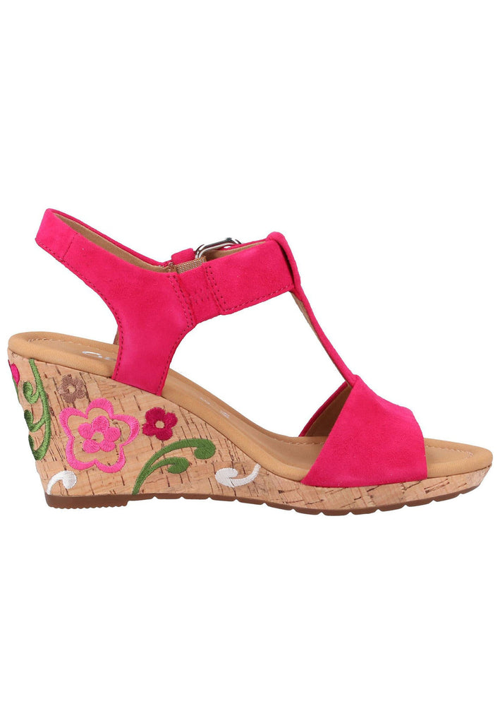 Gabor Sandalen Leder Pink - surf4shoes