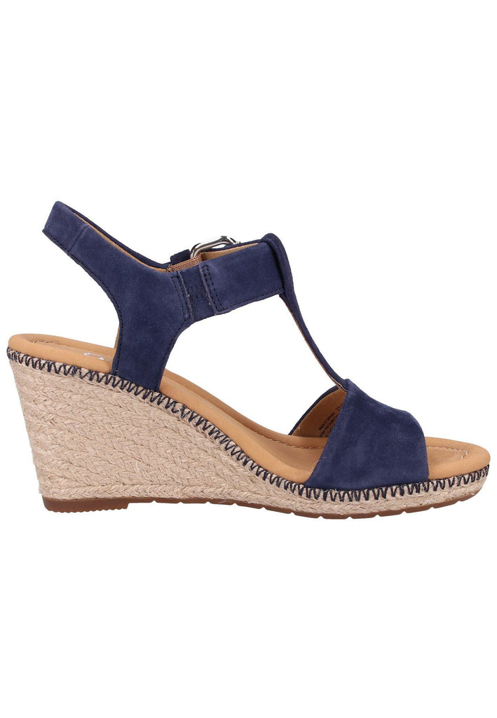 Gabor Sandalen Textil Dunkelblau - surf4shoes
