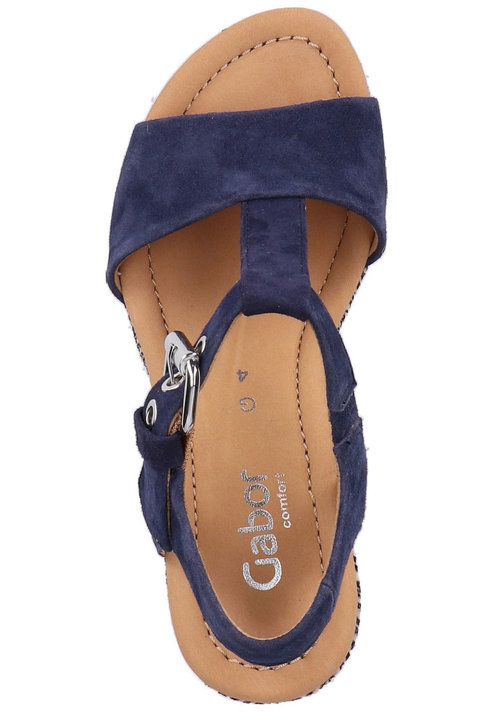 Gabor Sandalen Textil Dunkelblau - surf4shoes