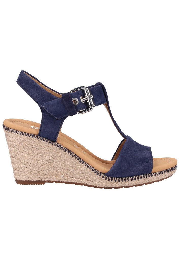 Gabor Sandalen Textil Dunkelblau - surf4shoes