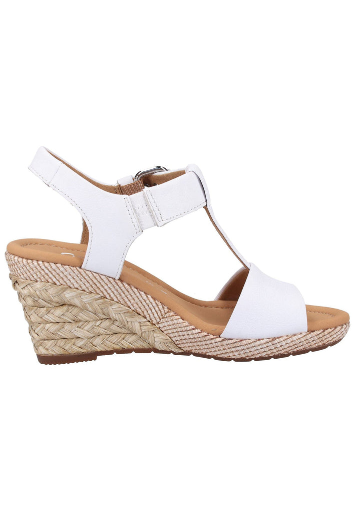 Gabor Sandalen Leder Weiß - surf4shoes