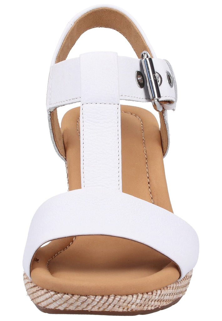 Gabor Sandalen Leder Weiß - surf4shoes