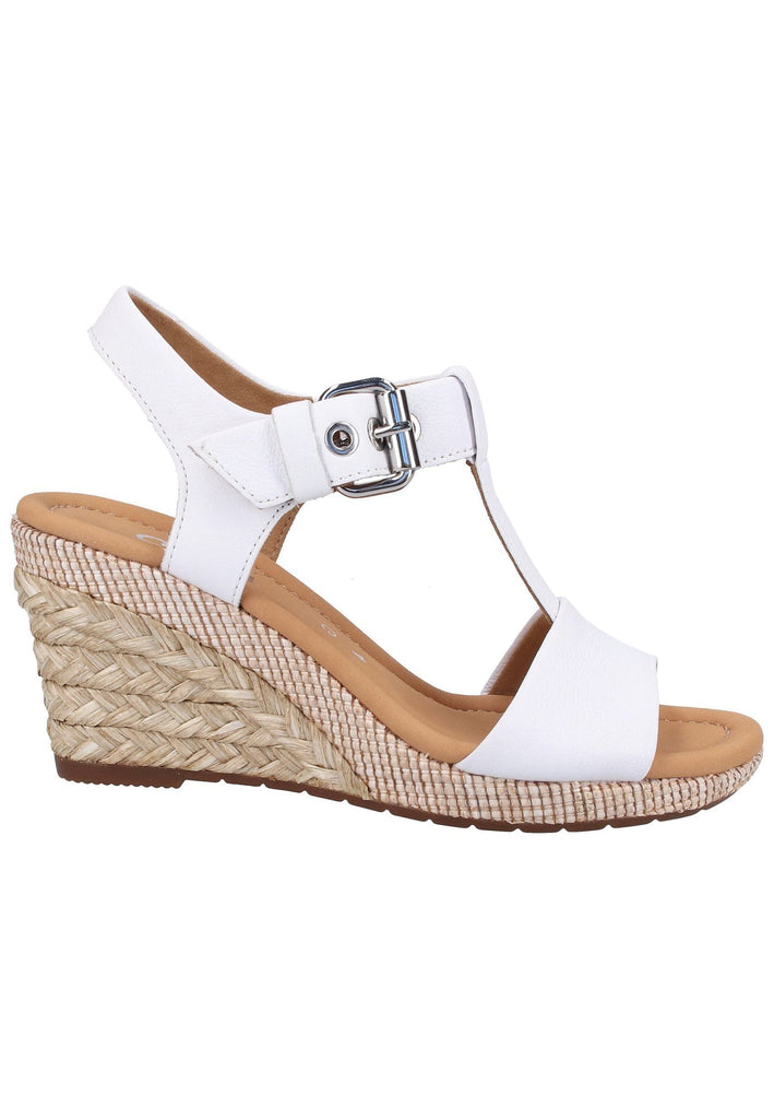 Gabor Sandalen Leder Weiß - surf4shoes