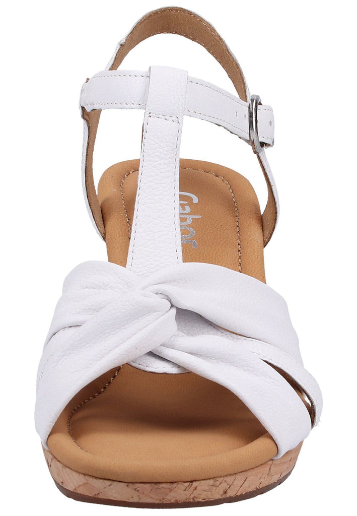 Gabor Sandalen Leder Weiß - surf4shoes