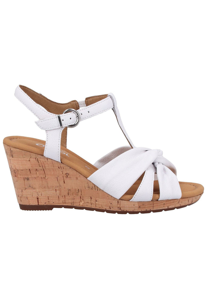 Gabor Sandalen Leder Weiß - surf4shoes