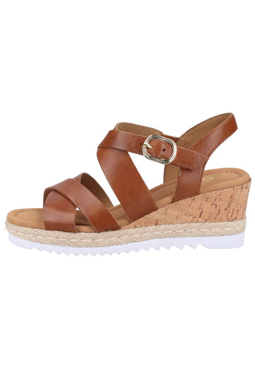 Gabor Sandalen Leder Braun - surf4shoes