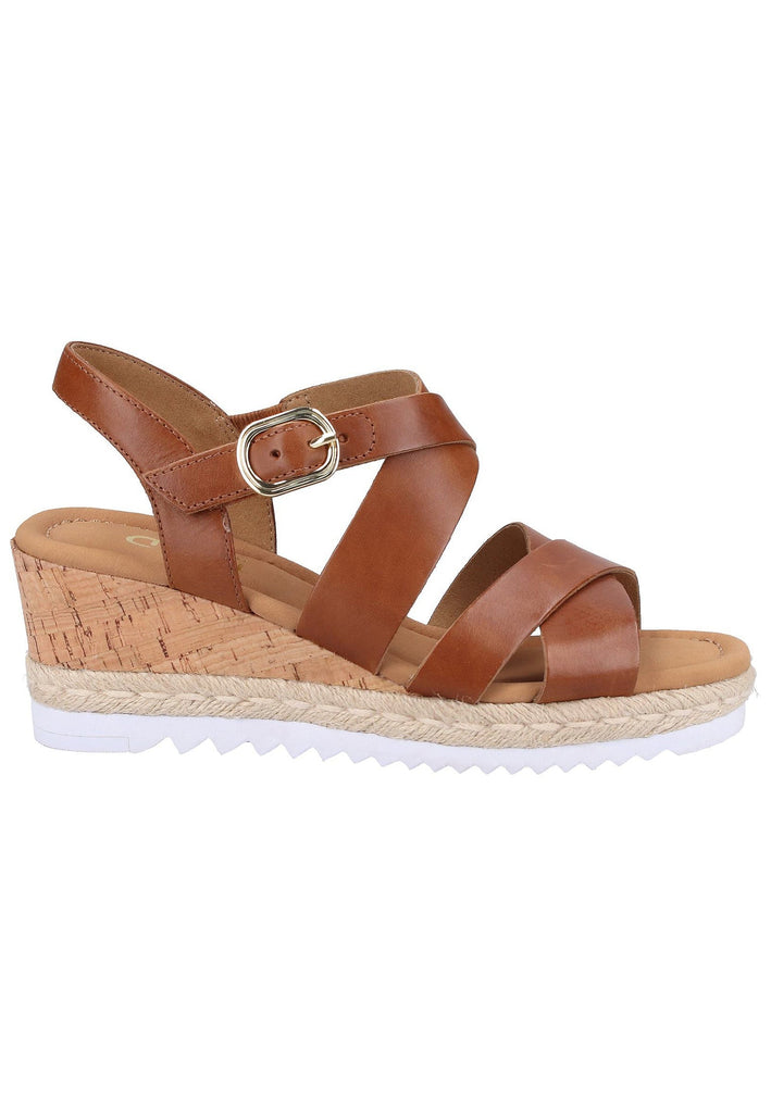 Gabor Sandalen Leder Braun - surf4shoes