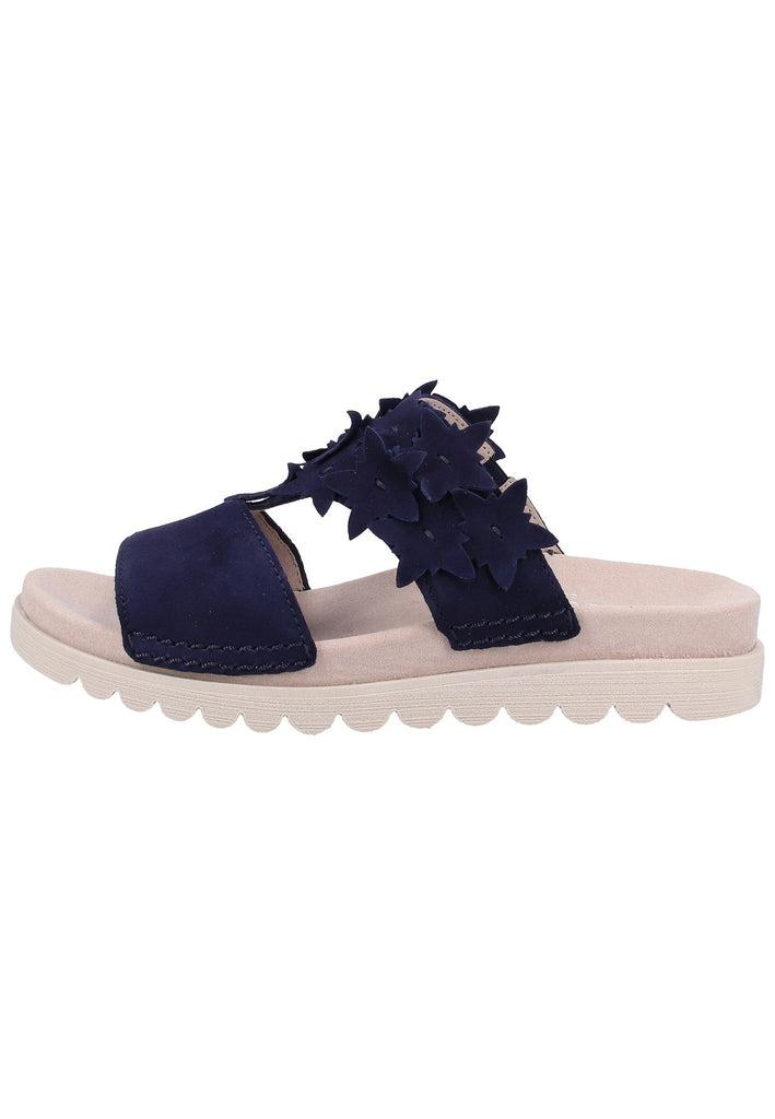 Gabor Pantoletten Leder Dunkelblau - surf4shoes