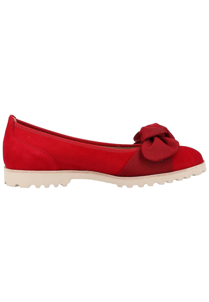 Gabor Ballerinas Leder Rot - surf4shoes