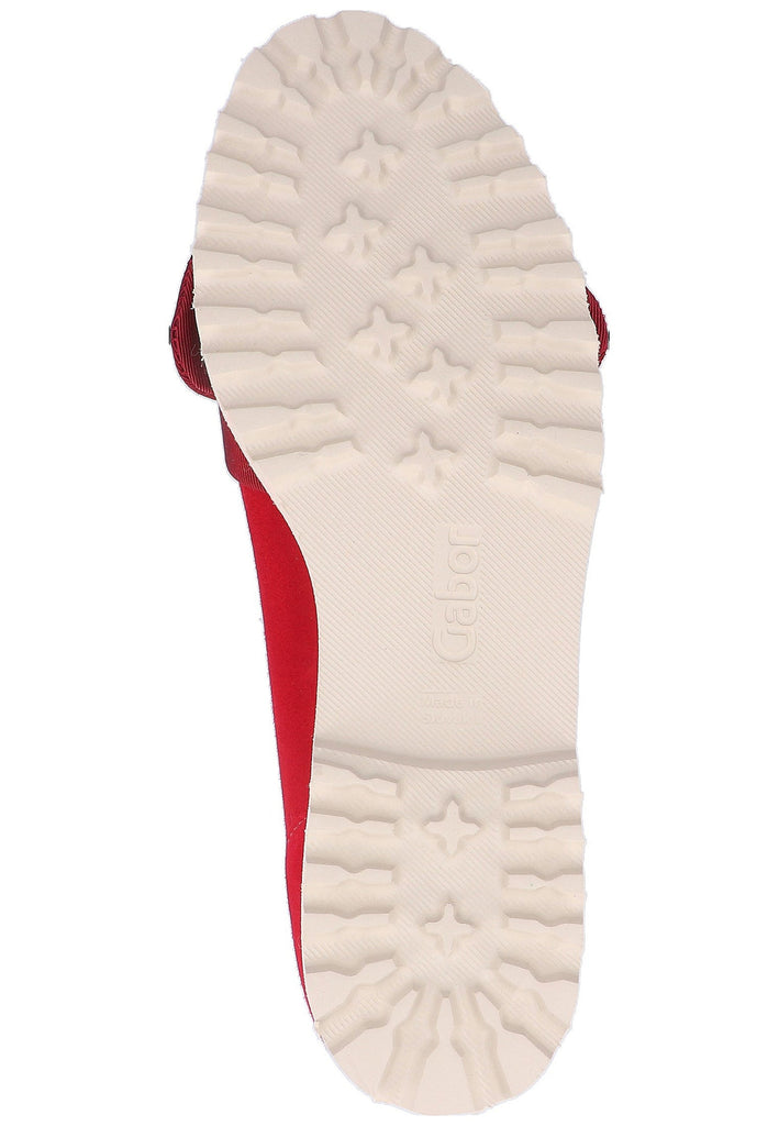 Gabor Ballerinas Leder Rot - surf4shoes