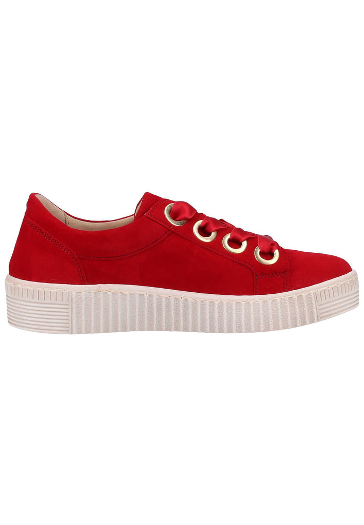 Gabor Sneaker Leder Rot - surf4shoes