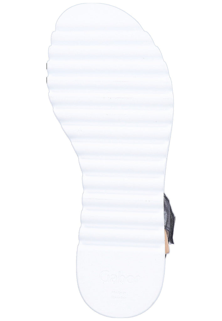 Gabor Sandalen Leder Blau - surf4shoes