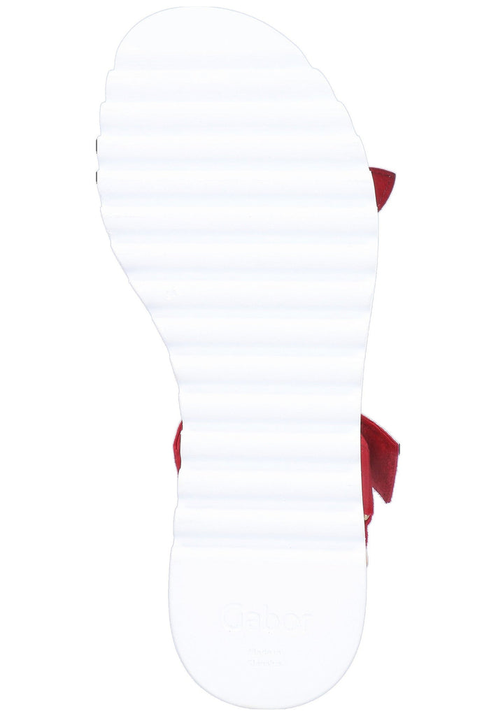 Gabor Sandalen Leder Rot - surf4shoes