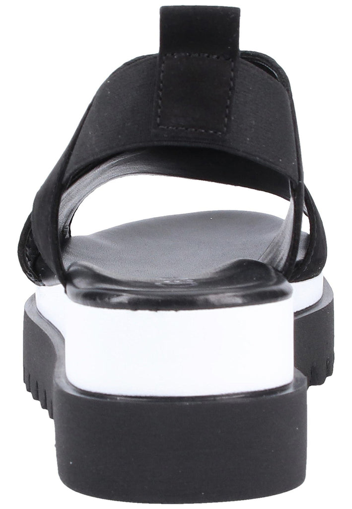 Gabor Sandalen Nubukleder Schwarz - surf4shoes