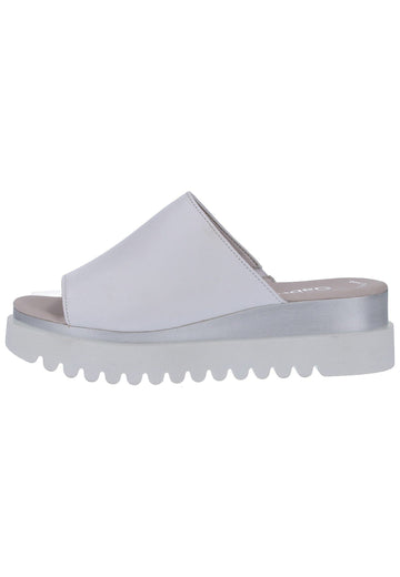 Gabor Pantoletten Nappaleder Weiß - surf4shoes