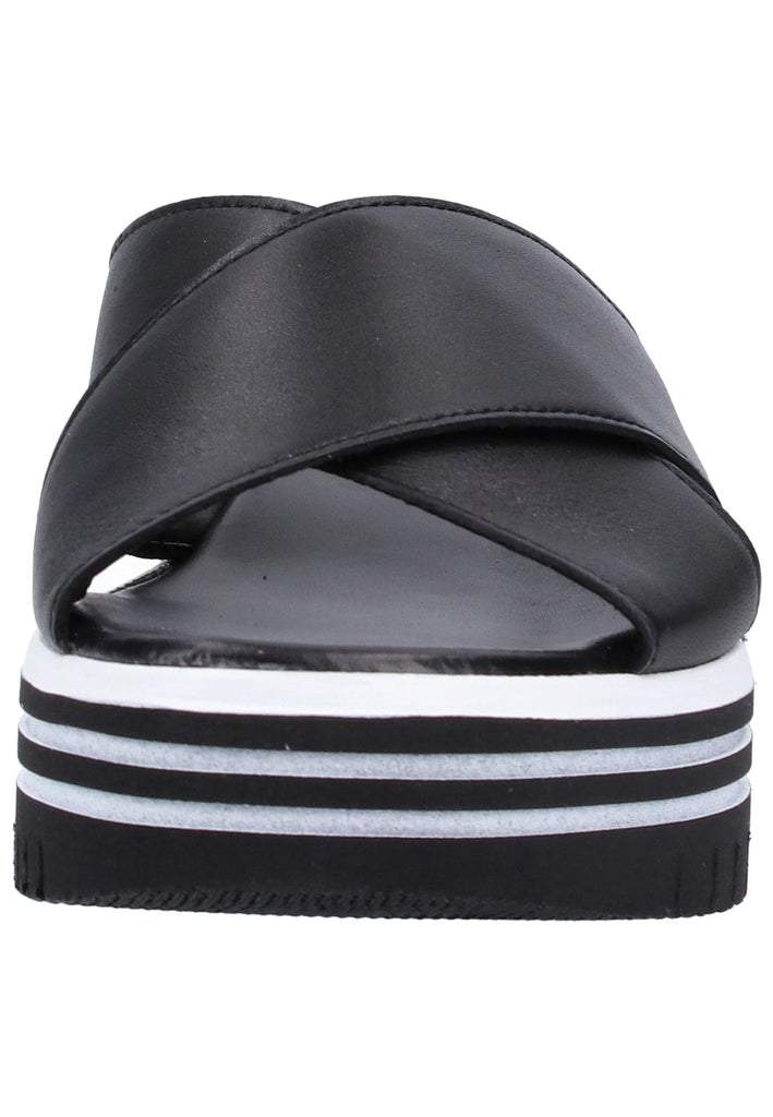 Gabor Pantoletten Nappaleder Schwarz - surf4shoes