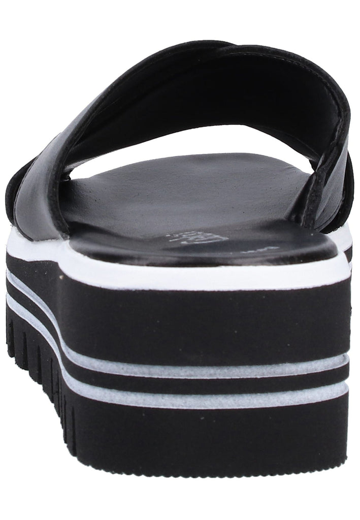 Gabor Pantoletten Nappaleder Schwarz - surf4shoes