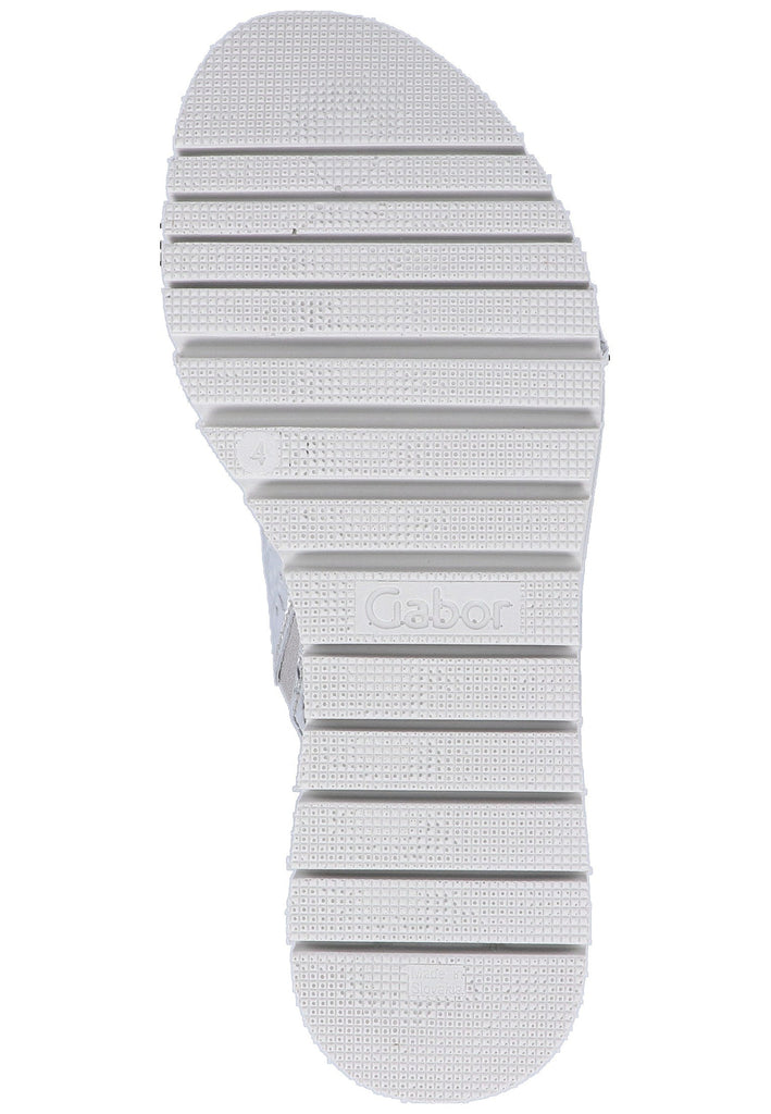 Gabor Pantoletten Leder Weiß - surf4shoes