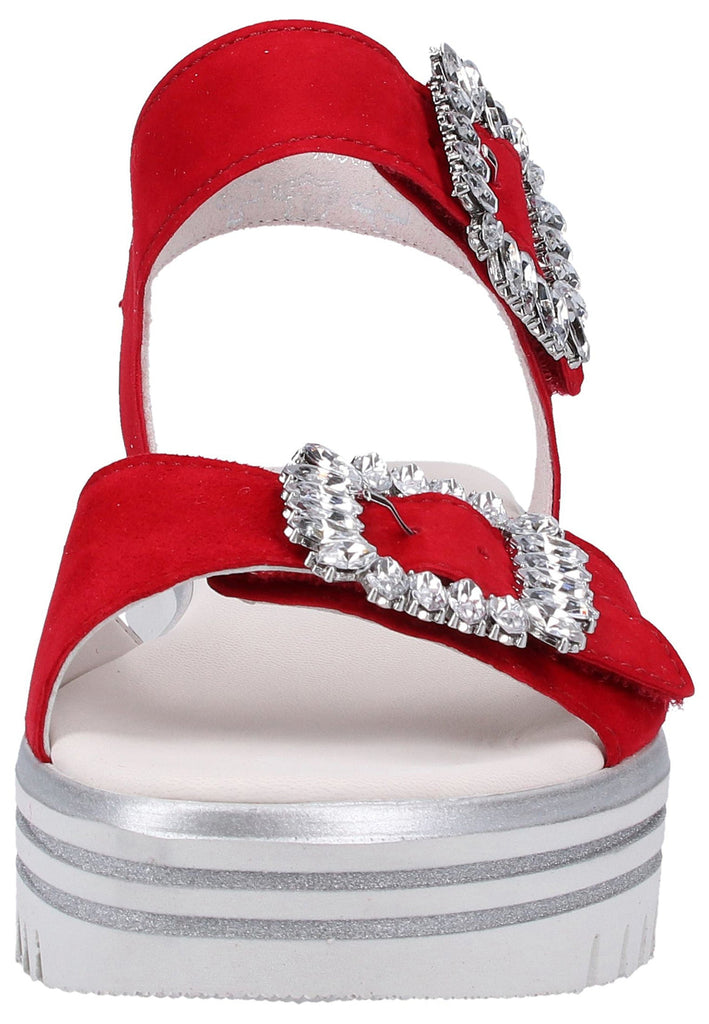 Gabor Sandalen Leder Rot - surf4shoes