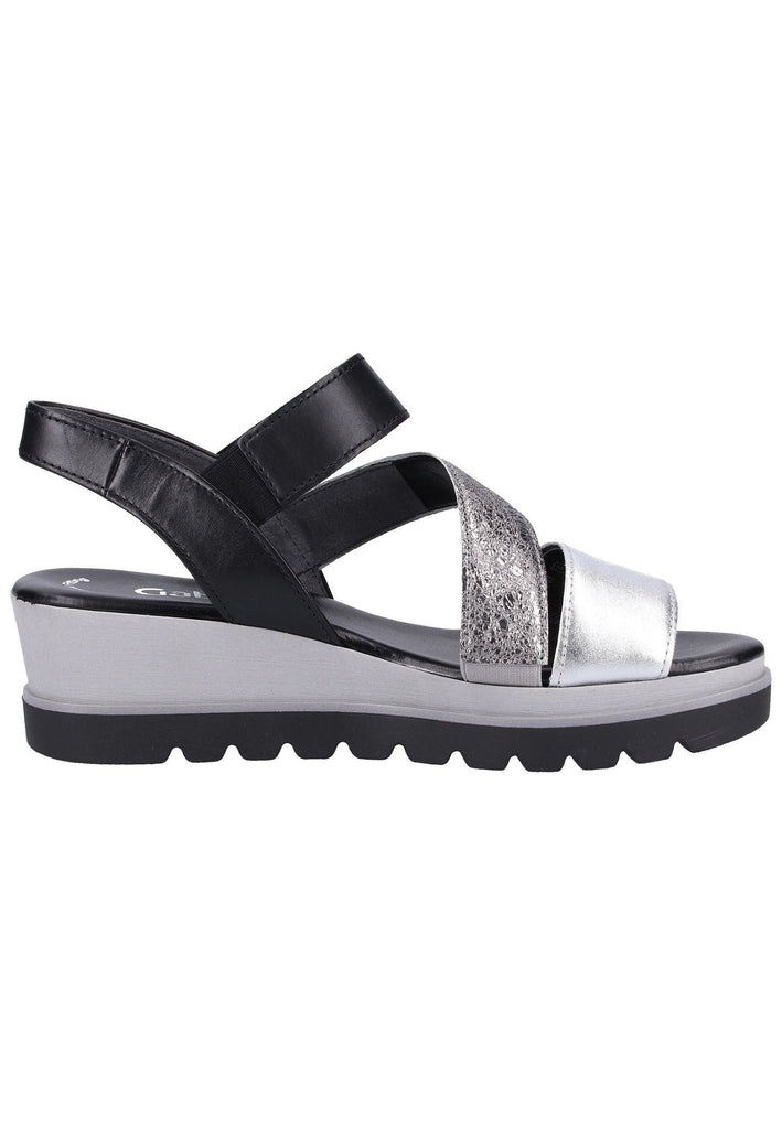 Gabor Sandalen Leder Schwarz - surf4shoes