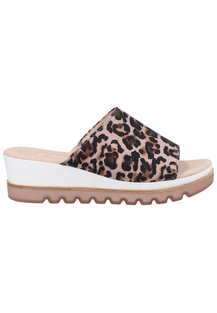 Gabor Pantoletten Leder Rosa - surf4shoes