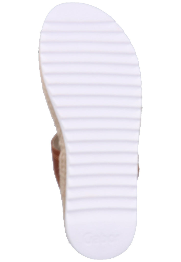 Gabor Zehensteg Leder Cognac - surf4shoes