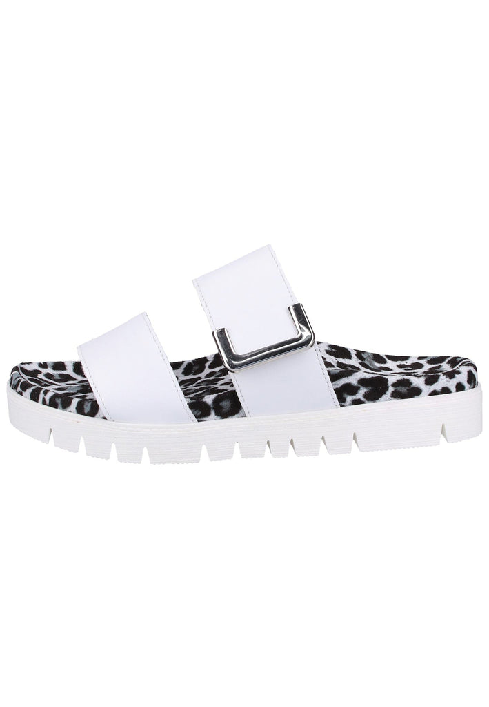 Gabor Pantoletten Nappaleder Weiß - surf4shoes