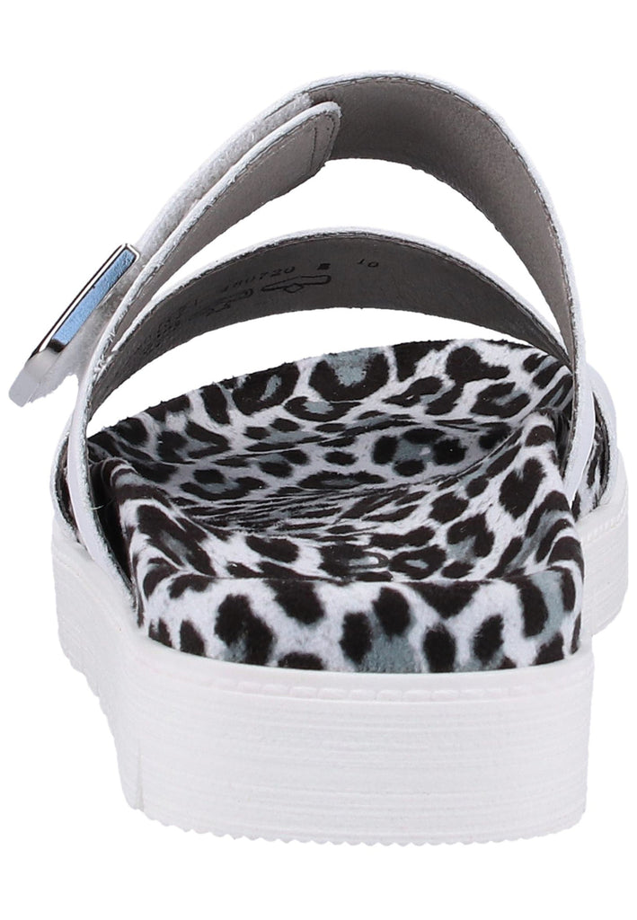 Gabor Pantoletten Nappaleder Weiß - surf4shoes