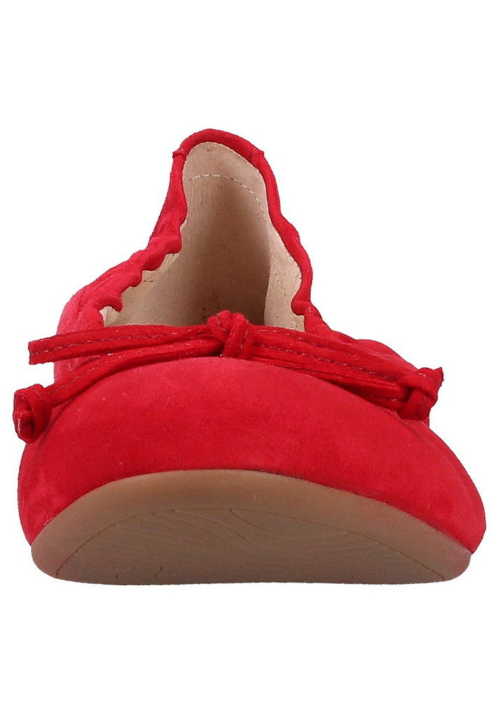 Gabor Ballerinas Leder Rot - surf4shoes