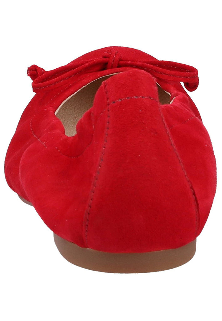Gabor Ballerinas Leder Rot - surf4shoes
