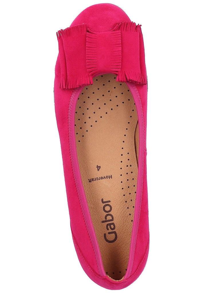 Gabor Ballerinas Leder Rot - surf4shoes
