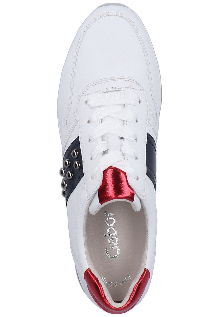 Gabor Sneaker Leder Weiß - surf4shoes