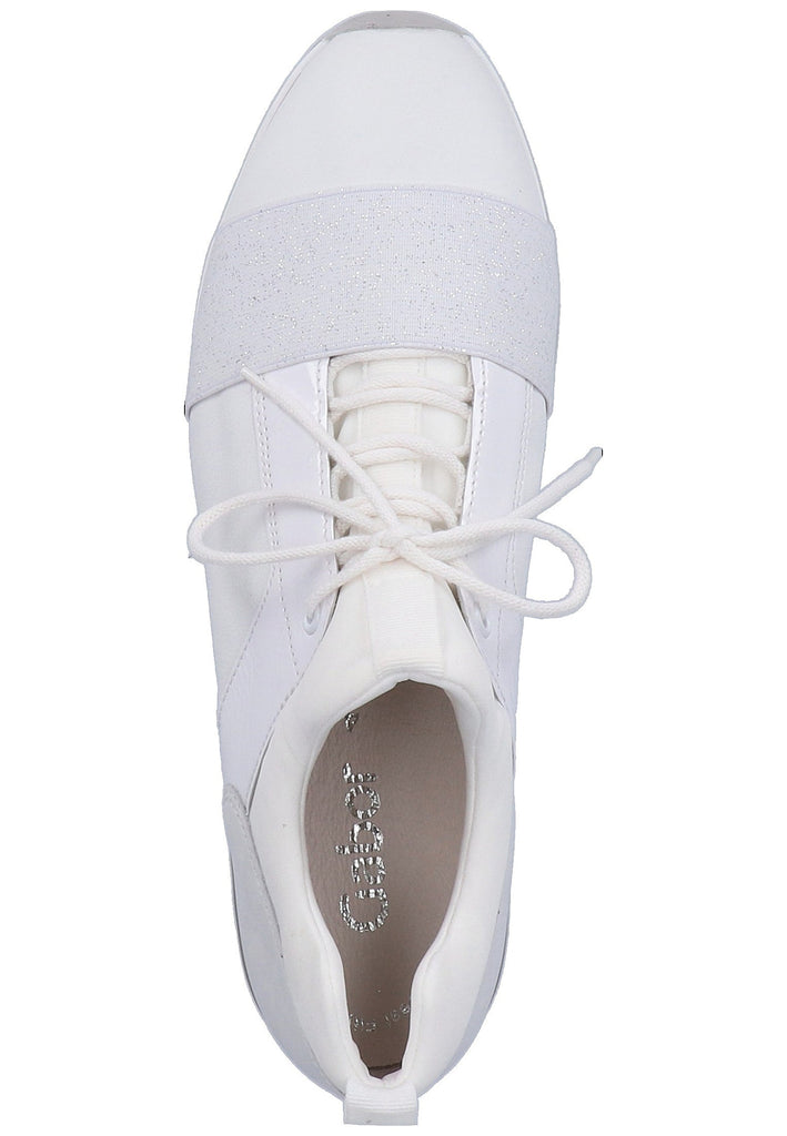 Gabor Sneaker Leder/Textil Weiß - surf4shoes