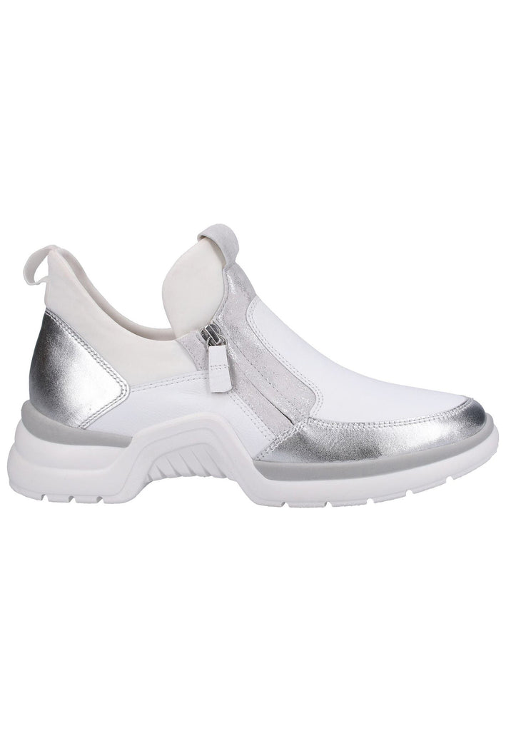 Gabor Sneaker Leder Silber - surf4shoes