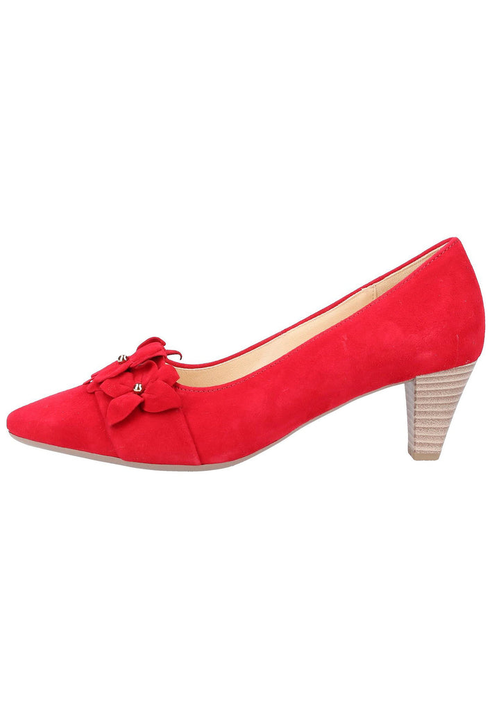 Gabor Pumps Leder Rot - surf4shoes