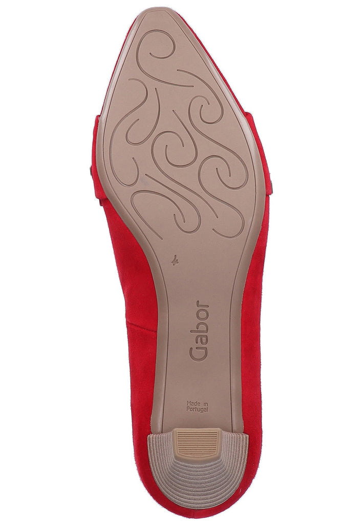 Gabor Pumps Leder Rot - surf4shoes