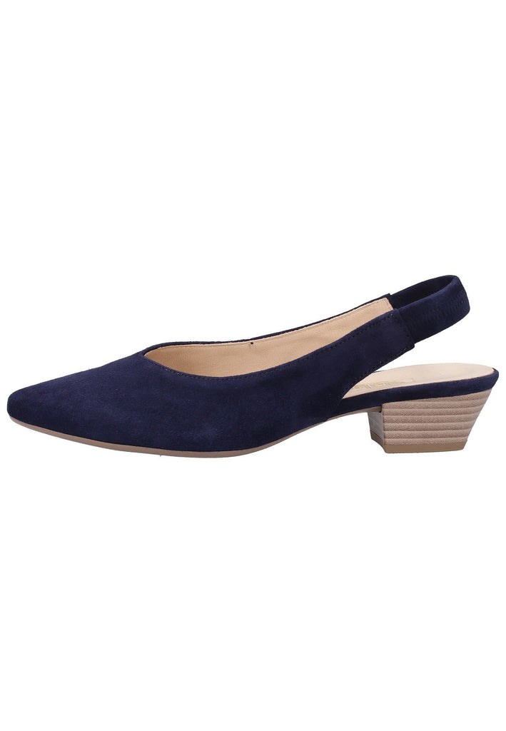 Gabor Pumps Leder Blau - surf4shoes