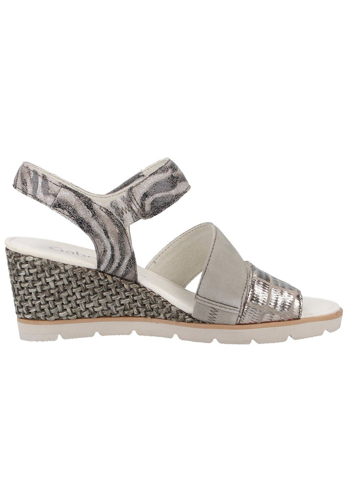 Gabor Sandalen Leder Beige - surf4shoes