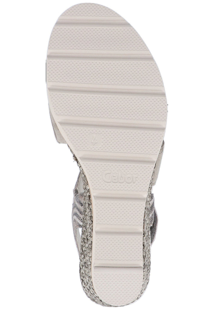 Gabor Sandalen Leder Beige - surf4shoes