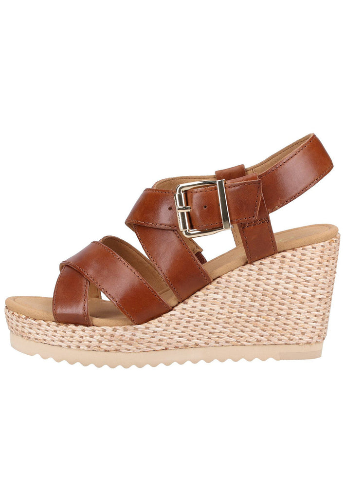 Gabor Sandalen Leder Braun - surf4shoes