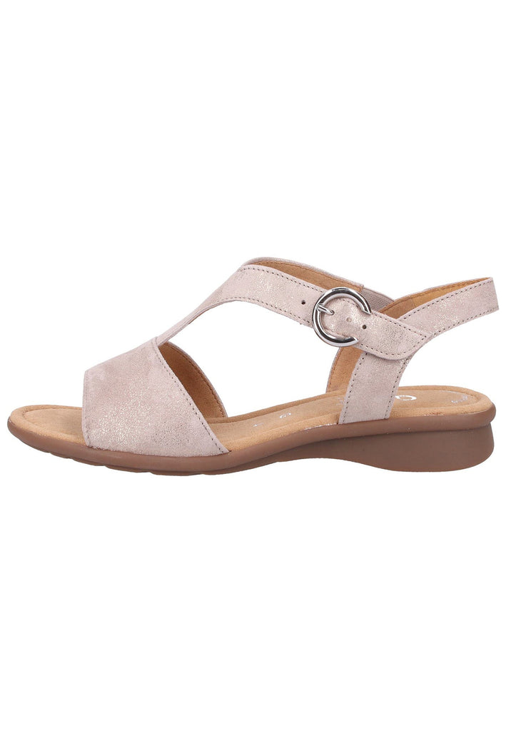 Gabor Sandalen Leder Beige - surf4shoes
