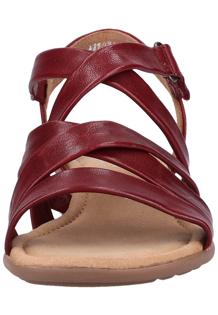 Gabor Sandalen Leder Rot - surf4shoes