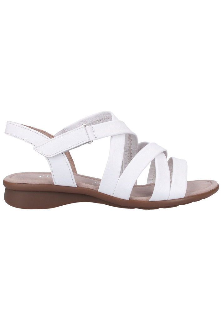 Gabor Sandalen Leder Weiß - surf4shoes