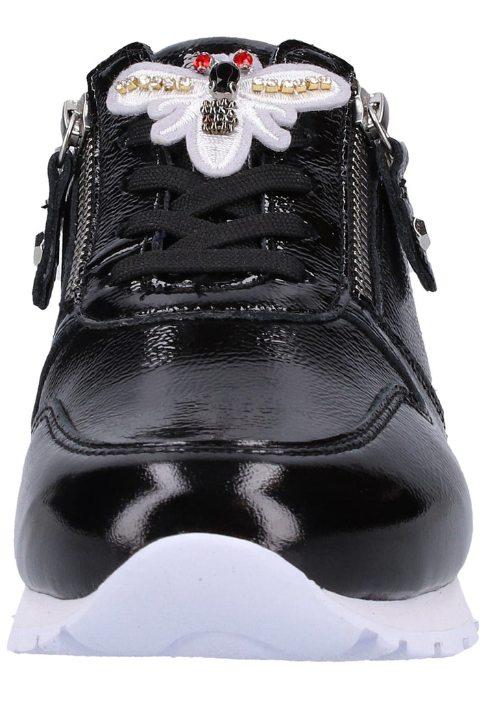 Gabor Sneaker Lederimitat Schwarz - surf4shoes