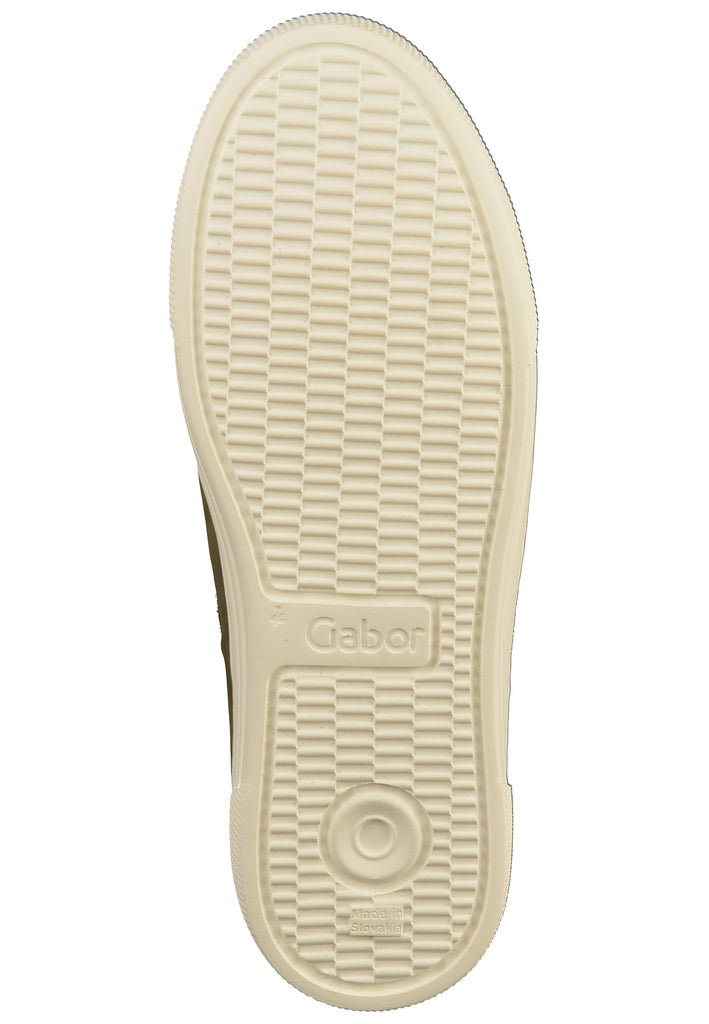 Gabor Sneaker Nubukleder Oliv - surf4shoes