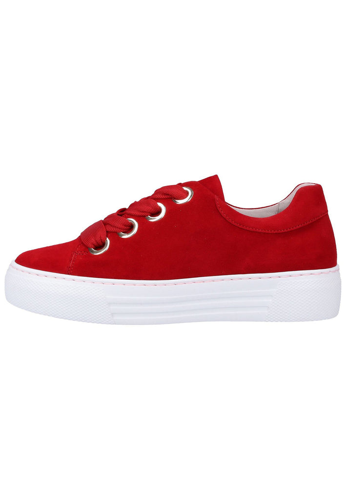 Gabor Sneaker Leder Rot - surf4shoes