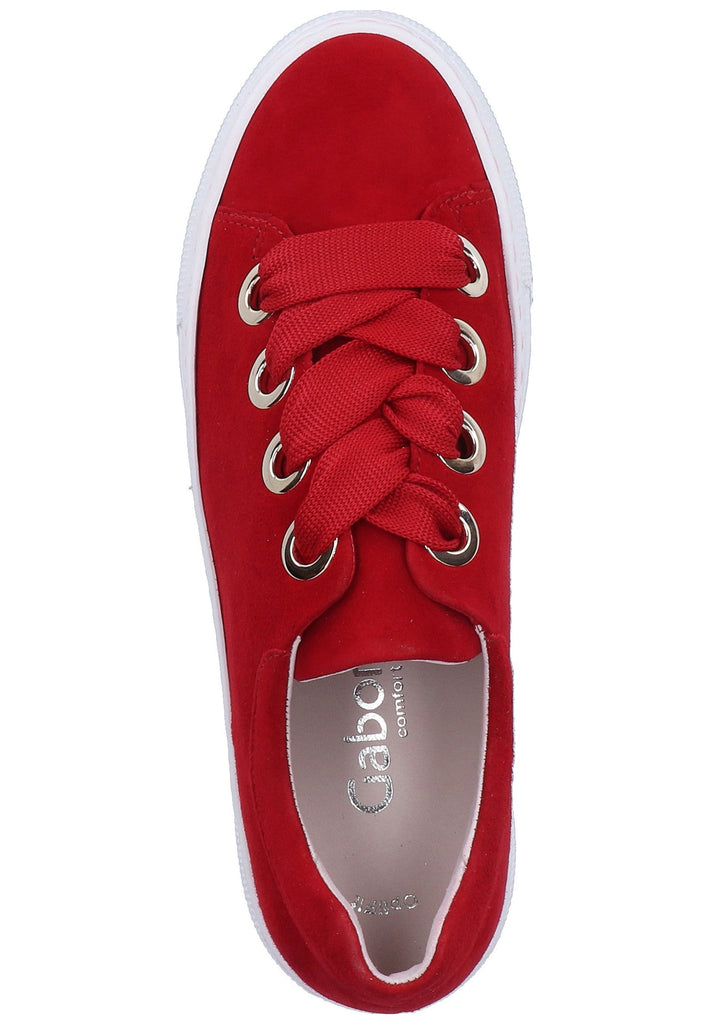 Gabor Sneaker Leder Rot - surf4shoes