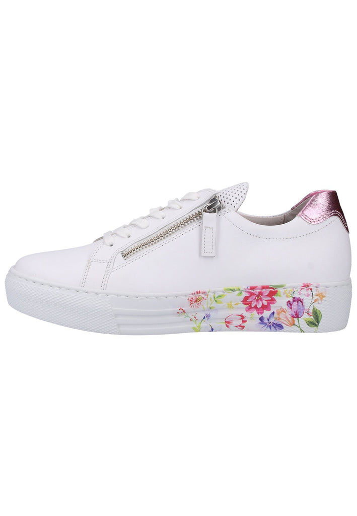 Gabor Sneaker Nappaleder Weiß - surf4shoes